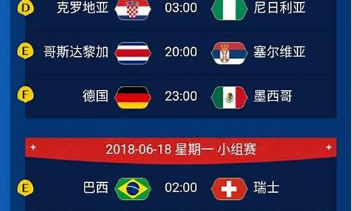 俄罗斯世界杯时间_俄罗斯世界杯时间表